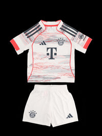 Camiseta y Pantalones Cortos para Niños Bayern de Múnich Away 25/26