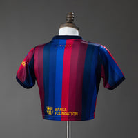 Camiseta Barcelona Home 26/27 Mujer Cropped