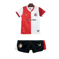 Camisa e Pantalones Cortos para Niño Feyenoord Home 25/26