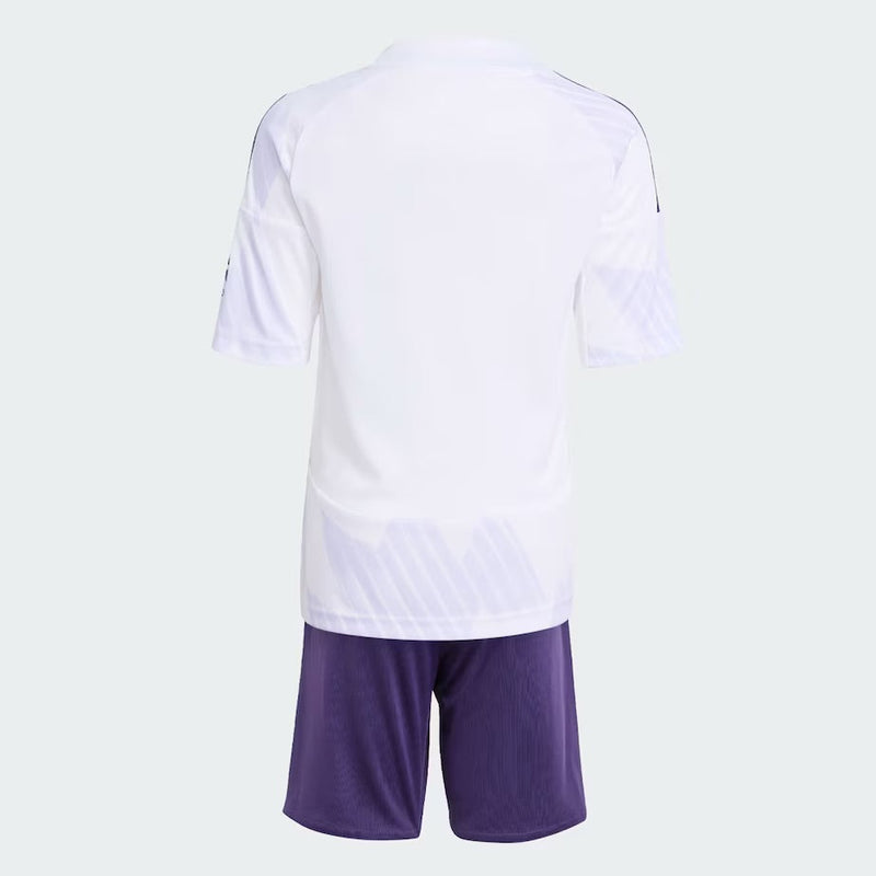 Camiseta y Pantalones Cortos para Niño Manchester United Away 25/26
