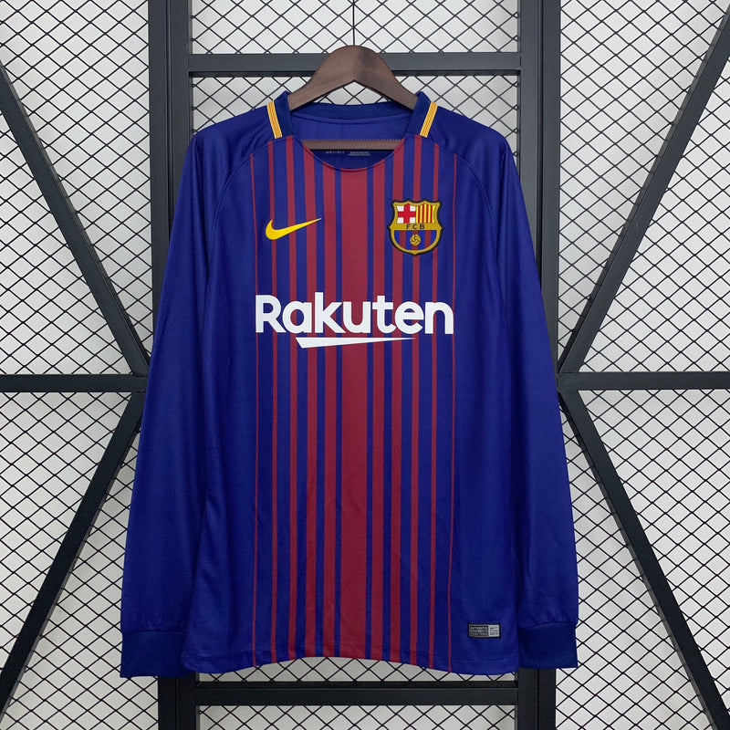 Camiseta FC Barcelona Retro Manga Larga 17/18