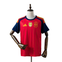 Camiseta España Home 26/27 - con dos estrellas y parche de Campeón del Mundo