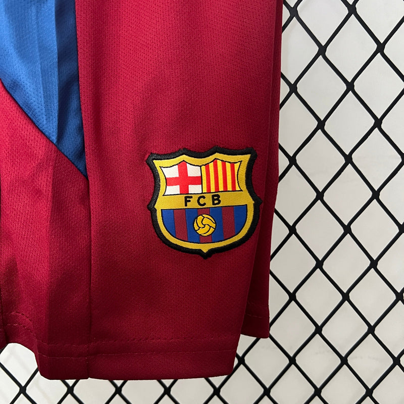 Camiseta y Pantalón Corto Niño FC Barcelona Retro Home 10/11
