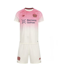 Camiseta y Pantalones Cortos para niño Bayer Leverkusen Away 25/26