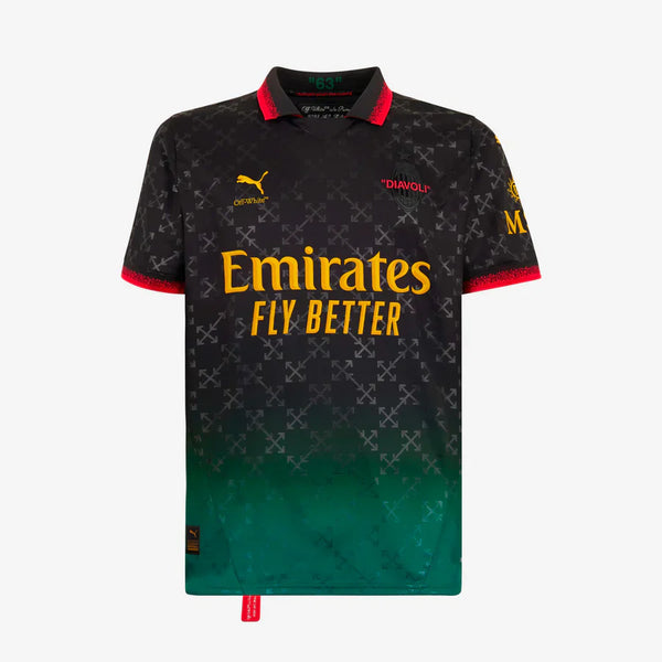 Camiseta BLACK PUMA X AC MILAN X OFF-WHITE 24/25
