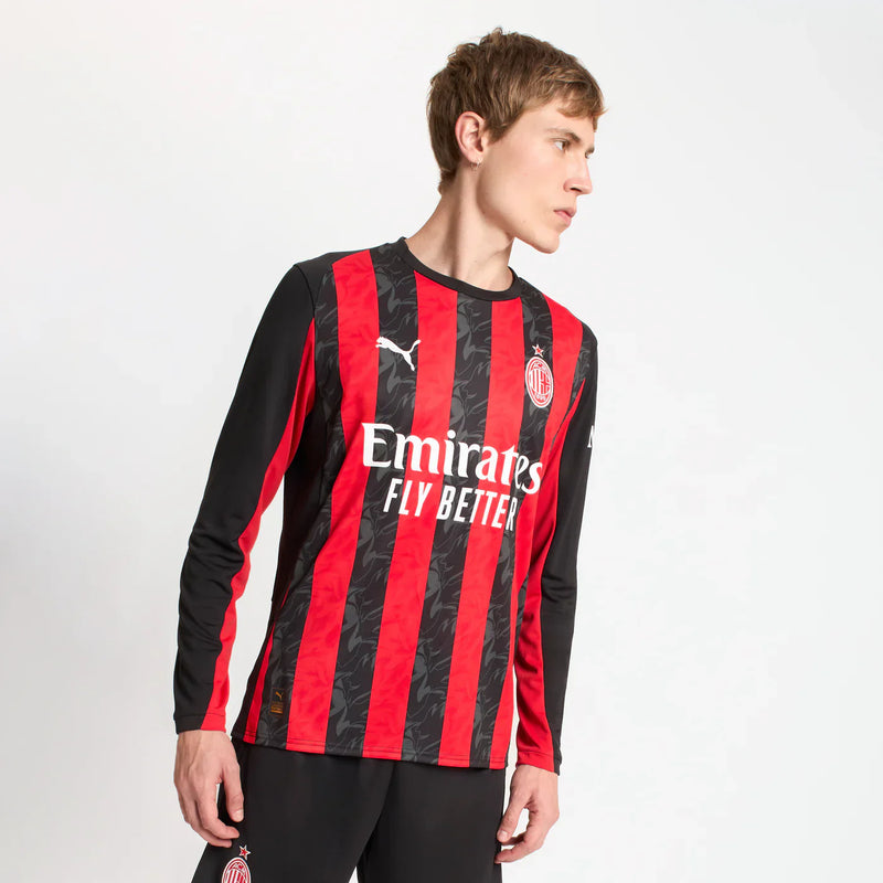 Camiseta AC Milan Home 25/26 - Manga Larga