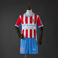 Camisa e Pantalon Corto Niño Girona Home 26/27