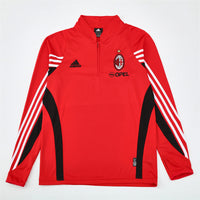 Camiseta de entrenamiento retro de manga larga del Milan 03/04
