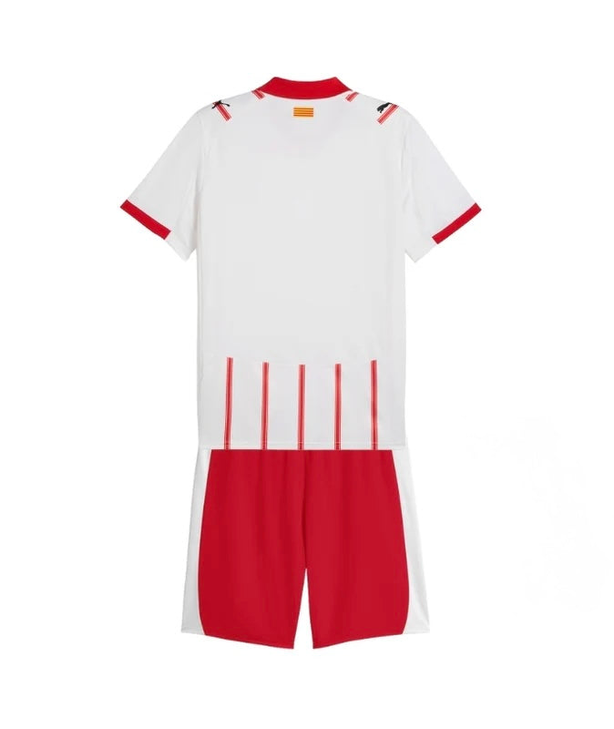Camisa e Pantalon Corto Niño Girona Home 25/26
