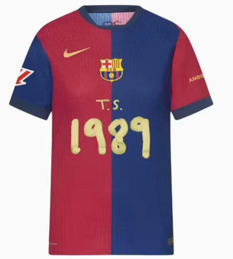 CAMISETA FC BARCELONA x Taylor Swift JUGADOR 24/25 - Limited Edition - Con Parche LaLiga