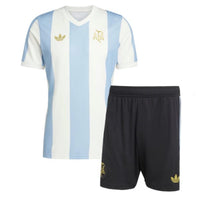 Camiseta y Pantalones Cortos para Niño  conmemorativa Argentina 25/26
