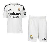 Camiseta y Pantalones Cortos Niños Real Madrid Home 24/25