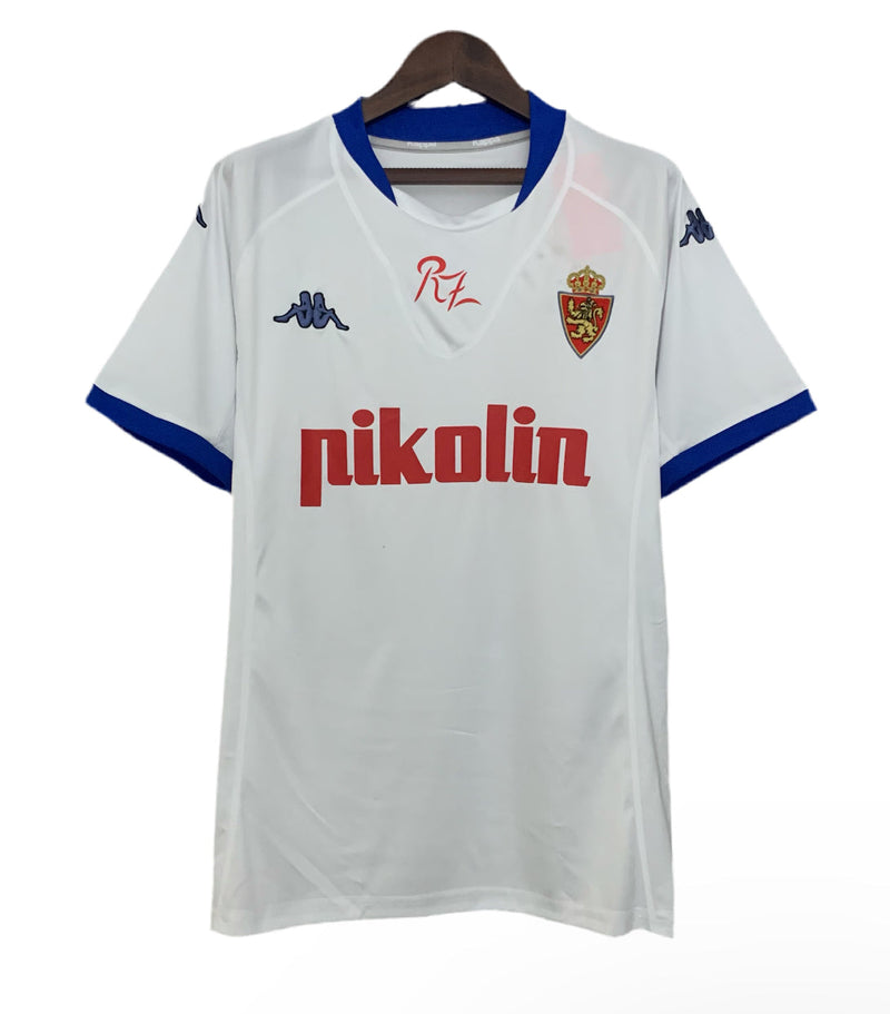 Camiseta Real Zaragoza Retro Home 01/02