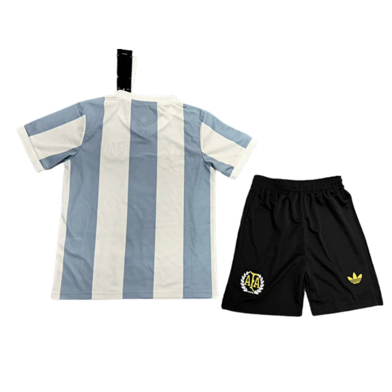 Camiseta y Pantalones Cortos para Niño  conmemorativa Argentina 25/26