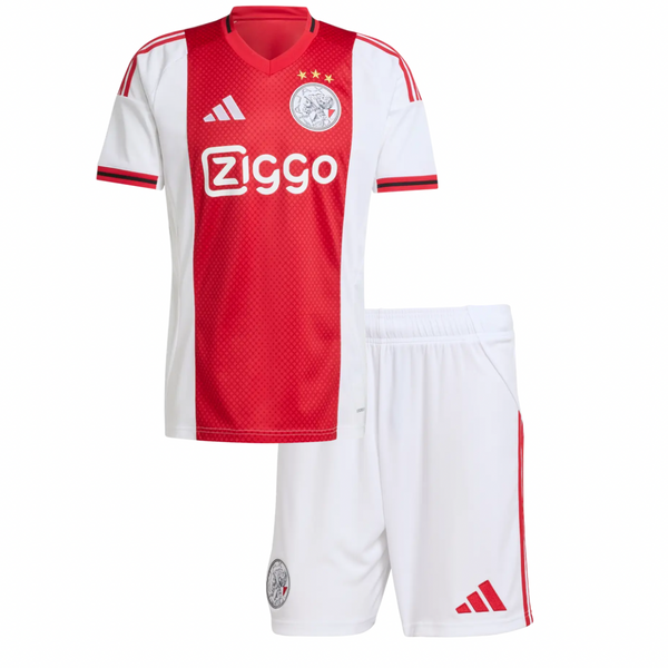 Camiseta y Pantalones Cortos para Niños Ajax Home 25/26