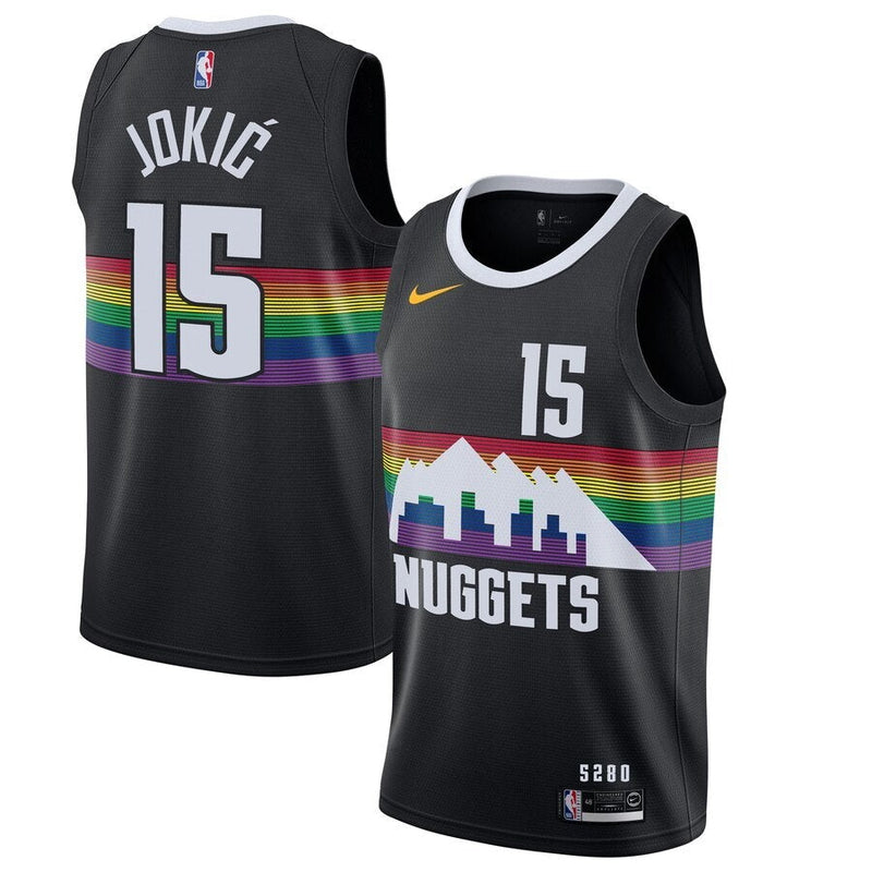 Camiseta NBA - Denver Nuggets Negra - Jokic