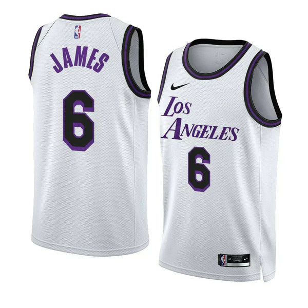 Camiseta NBA City Edition - Lakers 22/23 JAMES #6