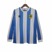 Camiseta Retro 1978 Manga Larga Argentina