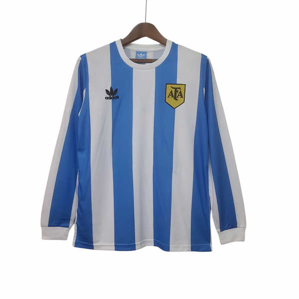 Camiseta Retro 1978 Manga Larga Argentina