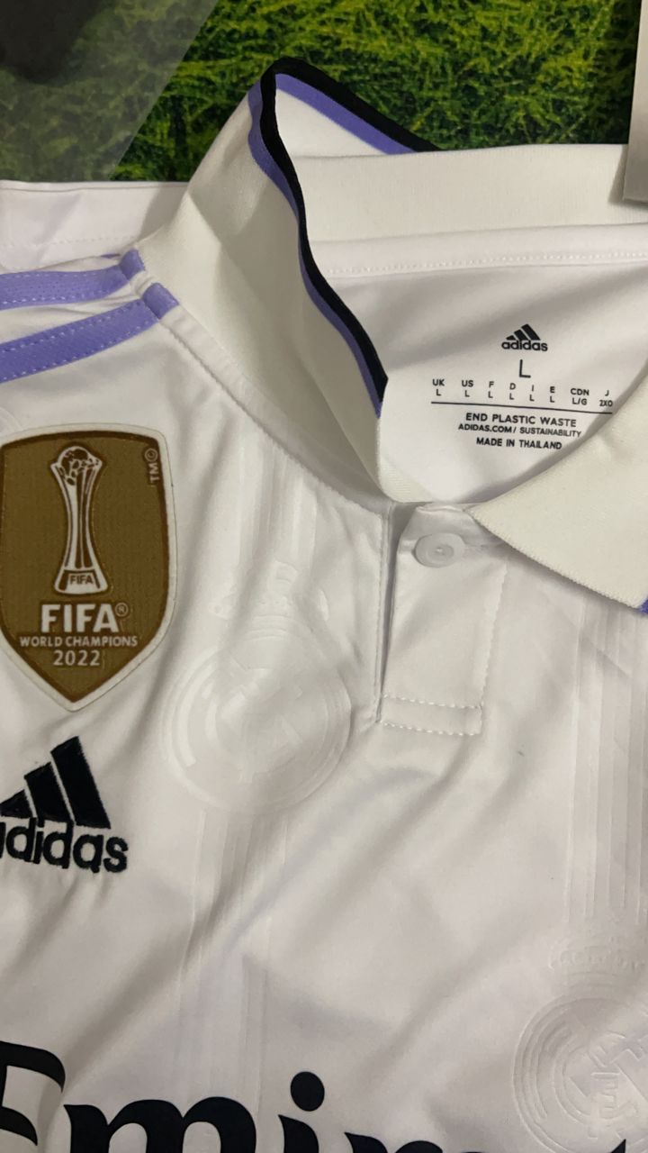Camiseta Real Madrid Campeones CWC Primera Equipación 22/23