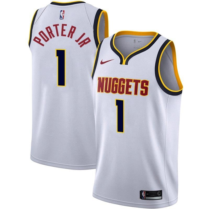Camiseta NBA - Denver Nuggets Blanca - Porter Jr