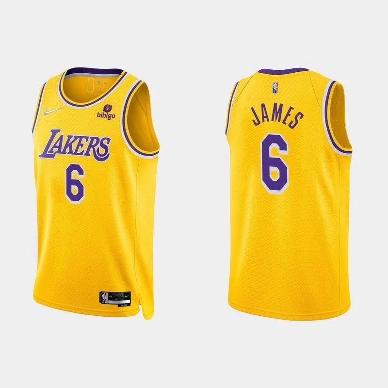 Camiseta NBA 75th Anniversary DIAMOND EDITION Swingman - Lakers Amarillo 21/22 - James
