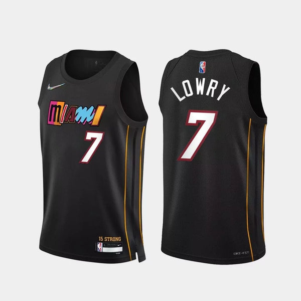 Camiseta NBA Swingman - Miami Heat - City Edition 21-22 75th - Lowry #7