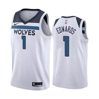 Camiseta NBA Swingman - Minnesota Timberwolves Blanco - Edwardss