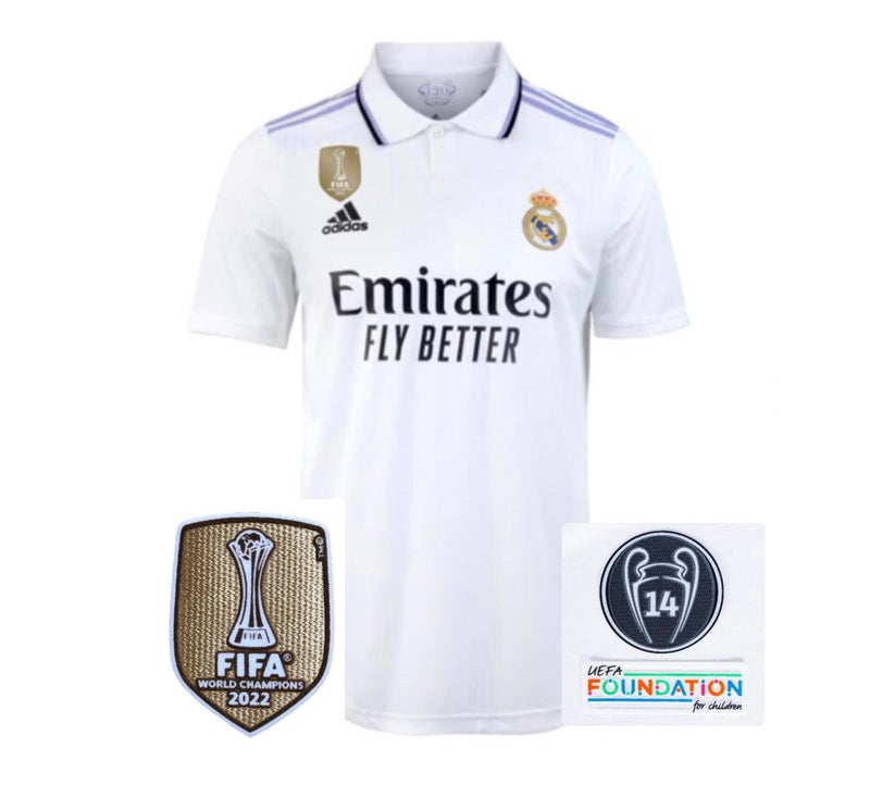 Camiseta Real Madrid Campeones CWC + UCL